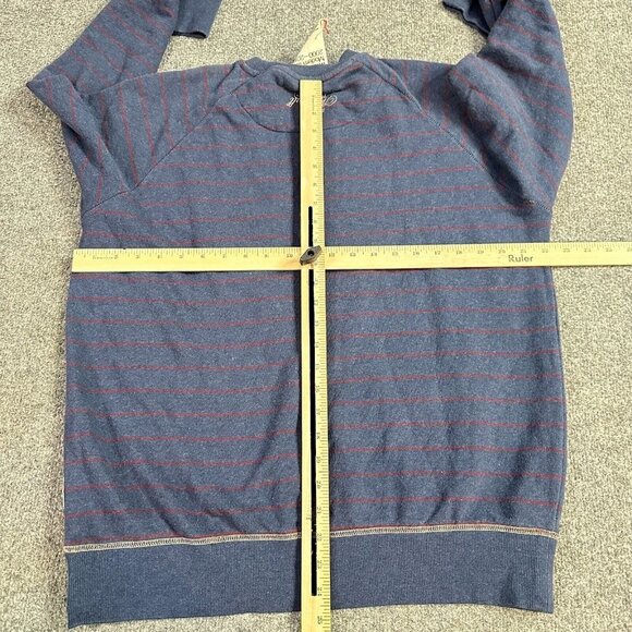 Marshall Artist Sweatshirt XL Blue Striped Crewneck - Picture 6 of 12